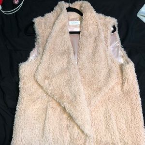 Calvin Klein Fur Vest